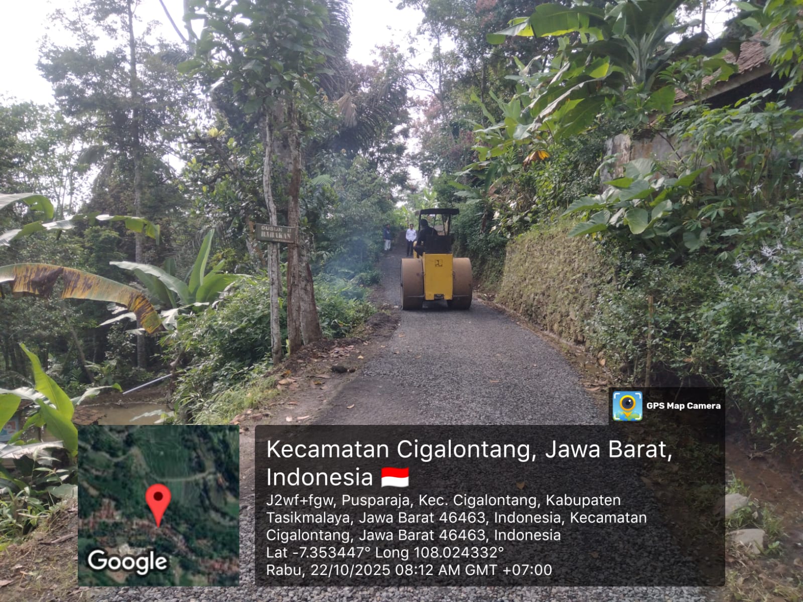 WUJUDKAN AKSESIBILITAS : PENINGKATAN JALAN DESA RUAS JALAN GADOG-BABAKAN SEPANJANG 235 METER